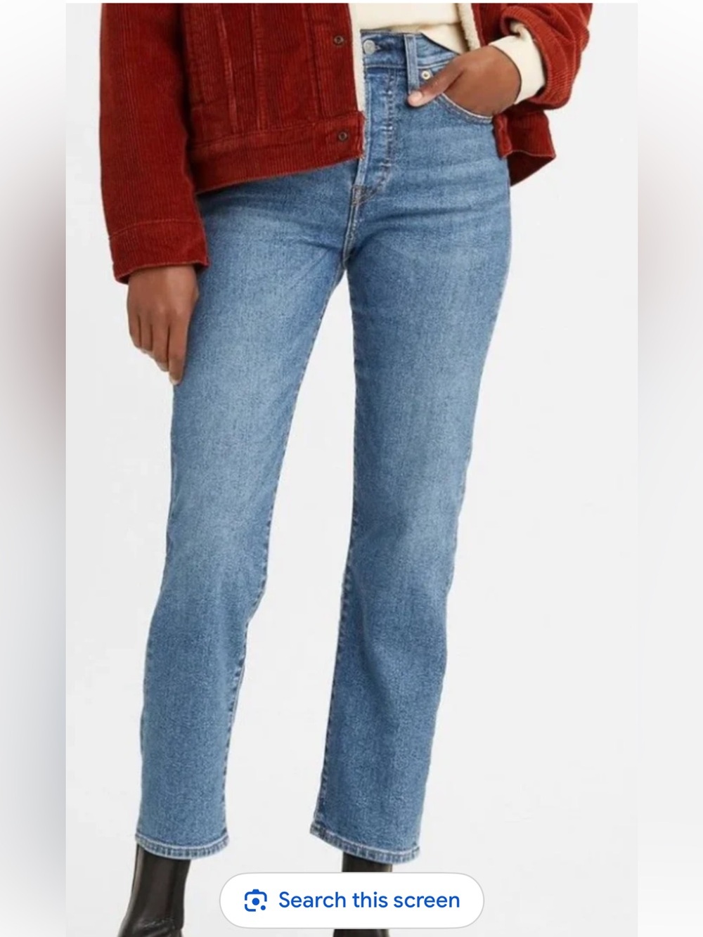 Levi's Light Blue Straight Leg Jeans